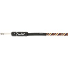 Fender 10 Festival Instrument Cable Pure Hemp Rainbow Kablo 3 Metre