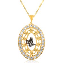 925 Gümüş Osmanlı Tuğrası 925 Ayar Gümüş Kolye