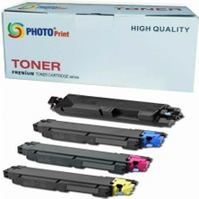 Photoprint Kyocera TK-5270 Ecosys M6630CIDN 4 Renk Toner Seti 6.000 Sayfa Chipli