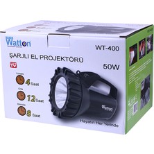 Watton Şarjlı 50 W Büyük Fener Watton WT-400