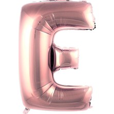 Eğlence Marketi 40'' 100 cm Rose Gold Folyo Harf Balon D