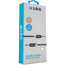 S-Link SL-SP70 3.5mm Stereo Aux Ses Kablosu