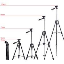 Asfal Yunteng 5208 Bluetooth Uzaktan Kumanda + Taşıma Çantalı Telefon ve Kamera Uyumlu 125 cm Tripod