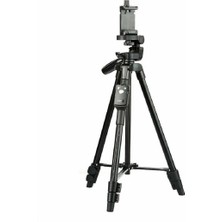 Asfal Yunteng 5208 Tripod Bluetooth Uzaktan Kumandalı Telefon Tutuculu Tripod 125 cm 3 Ayaklı