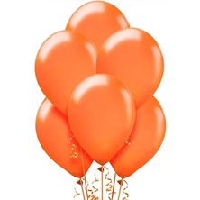 BenimMarifetlerim Metalik Turuncu 12 Inch 30 Adet
