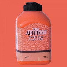Artdeco Akrilik Boya 500 ml Turuncu 3603 Su Bazlı Özellikli Sanatsal Malzeme
