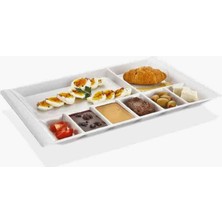 Külsan Thermoset Self Servis Kahvaltılık Tabldot - Beyaz