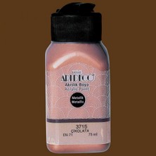Artdeco  Metalik Akrilik Boya  75 ml  Çikolata Kahve 3715