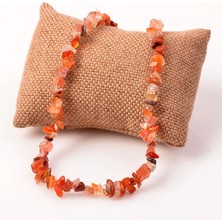 Taş Sandığı Akik Taşı Şekilsiz Kolye