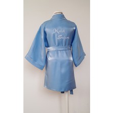 Terzim Ayşenur Çocuk Sabahlık İsme Özel Nakış İşlemeli 0-10 Yaş