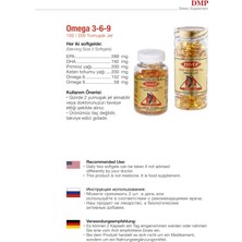 Dmp Omega 3-6-9 Balık Yağı 1000 Mg 200 Softgel + Hap Kutusu