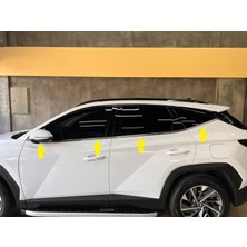 Fams Otomotiv  Hyundai Tucson Krom Cam Çıtası 6 Parça 2020> Paslanmaz Çelik