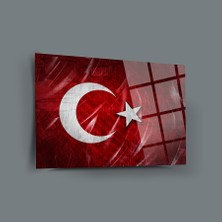 Srd Concept Türk Bayrağı 2 Cam Tablo-Bayrak Tablo