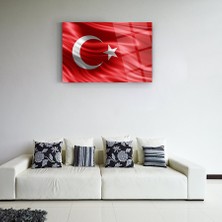 Srd Concept Türk Bayrağı 7 Cam Tablo-Bayrak Tablo