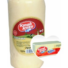 Kınalı Kuzu Tam Yağlı Taze Kaşar Peyniri 1 kg - Geleneksel Tereyağı 1 kg