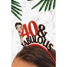 Pekshop 40&fabulous Tacı, 40 Yaş Doğumgünü Tacı, Betty Boop