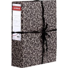 Alemdar İpli Klasör Karton Dar Siyah 25 Li ( 1 Paket 25 Adet)