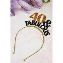 Pekshop 40 Yaş Doğumgünü Tacı, 40 & Fabulous Tacı