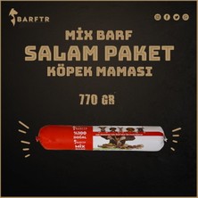 Barftr Mix Barf 20 kg Salam Köpek Maması (26 Paket - 770 Gr)