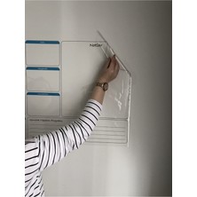 Planlayıcı Akıllı Kağıt Planner Sticker Kağıt Tahta Yazı Tahtası Takvim Haftalık Week Set