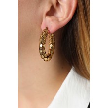 Jewel Flora Gold Altın Kaplama Küpe