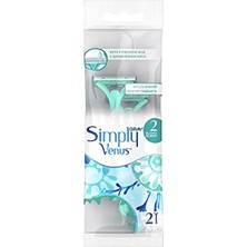 Gillette Venus  Gillette Simply Venus 2 Kullan At Kadın Tıraş Bıçağı 2'li  Tıraş Bıçağı