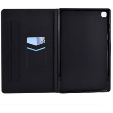 GZPLZ Samsung Galaxy Tab A7 (2020) T500 Renkli Çizim Kılıfı Mavi Mermer (Yurt Dışından)