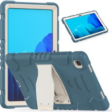 GZPLZ Samsung Galaxy Tab A7 T500 Pc + Silikon Kılıf Peygamber Çiçeği Mavisi (Yurt Dışından)