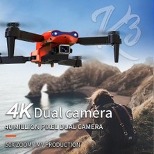 Lbq-K3 ile 4 K Hd Kamera Mini Drone Selfie Rc Quadcopter Katlanır Kol Uav Irtifa Tutma Modu Helikopter