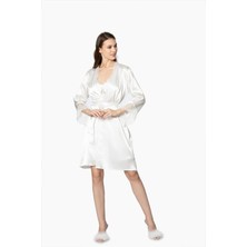 Pierre Cardin Saten Altılı Çeyiz Seti 6040 Ekru