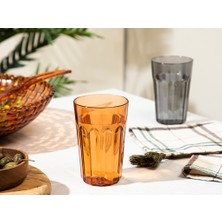 English Home Caren Plastik Bardak 350 ml Amber