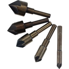 Dtools 5 Adet/takım Endüstriyel Havşa Matkap Ucu Yuvarlak Şaft Değışım 1/4" 3/8"1/2" 5/8" 3/4" Kit Aracı (Yurt Dışından)