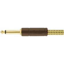 Fender Deluxe Instrument Cable Straight/angle 10 Tweed Kablo 3 Metre