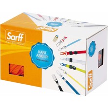 Sarff Metal Klips.beyaz Askı Ipi.50  Adetet(Eko)