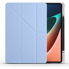 AktarMobile Xiaomi Mi Pad 5 Uyumlu Kılıf Kalem Bölmeli Akıllı Kapak Standlı Kılıf Smart Cover Premium