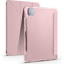 AktarMobile Xiaomi Mi Pad 5 Uyumlu Kılıf Kalem Bölmeli Akıllı Kapak Standlı Kılıf Smart Cover Premium