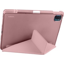 AktarMobile Xiaomi Mi Pad 5 Uyumlu Kılıf Kalem Bölmeli Akıllı Kapak Standlı Kılıf Smart Cover Premium