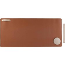 Dk Leather 0786599524218 Pu Deri Masa Matı Mouse Pad Sümen + Bardak Altlığı