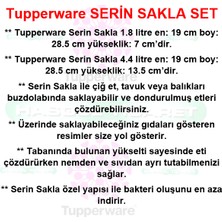Tupperware Serin Sakla Set 2'li Çiğ Et Balık Tavuk Saklama Kabı Hsgl