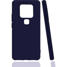 Tekno Grup Tecno Camon 16 Kılıf Kamera Korumalı Mat Premium Silikon Kılıf Lacvert Lacivert