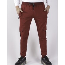 Black Steel Yanları Kargo Cepli Düz  EŞOFMAN-8820