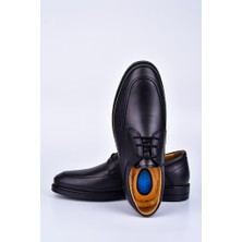 Care M621 Siyah Deri Topuk Dikeni Için Özel Jel Taban Erkek Günlük Ayakkabı