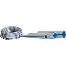 Özbalban 100 Metre Turkuaz Çif Katlı Kat Arası Örgülü Silikonlu Hortum 3/4 (25 Lık)