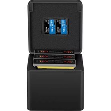 Telesin Djı Osmo Action Çoklu Şarj Aleti Kiti + 2'li Yedek Batarya + Sd Card Saklama Alanı