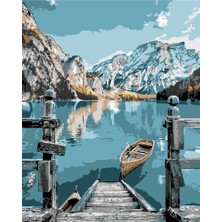 Womb Hobby Cennet Koyu Sayılarla Boyama Seti 40X50 cm (Tuvale Gerili)