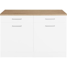 T Designo Tdesigno Ares Mutfak Çekmeceli Alt Modül 120 cm Beyaz
