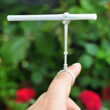 Lovoski Sigara Tutucu Serbest Eller Sigara Parmak Sigara Yüzük Tutucu Gümüş 17MM Gümüş M (Yurt Dışından)