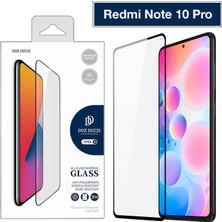 Dux Ducis Redmi Note 10 Pro -K40+PRO Tempered Cam Ekran Koruyucu 9d Full Kaplama