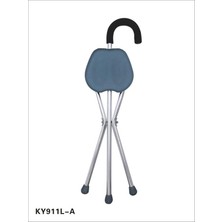 Pulsemed 3 Ayaklı Tabureli Baston KY911L-A