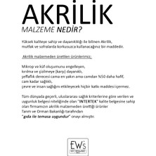 Akrilik Barok Füme Ayaklı Bardak